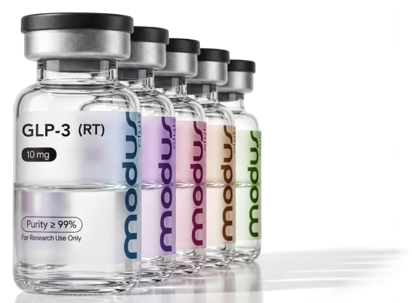 Modus Club Research Peptide Vials — GLP-3 10mg, Purity ≥99%